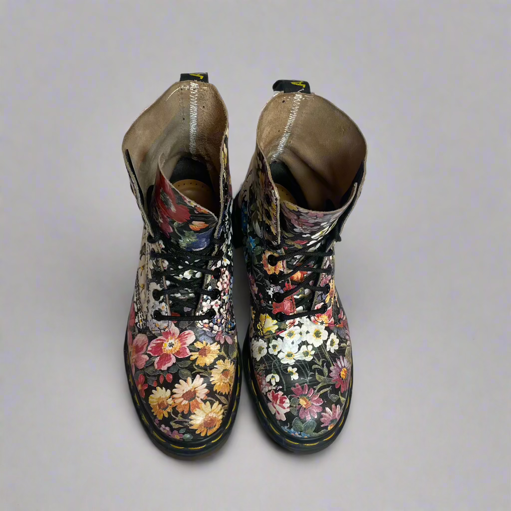 Vintage Floral Doc Martens