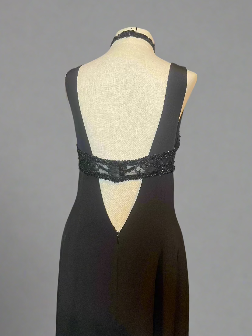 Patricia Rhodes Couture Formal Dress with Lace & Sequin Bodice