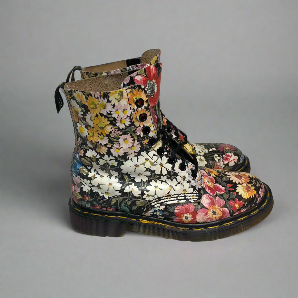 Vintage Floral Doc Martens