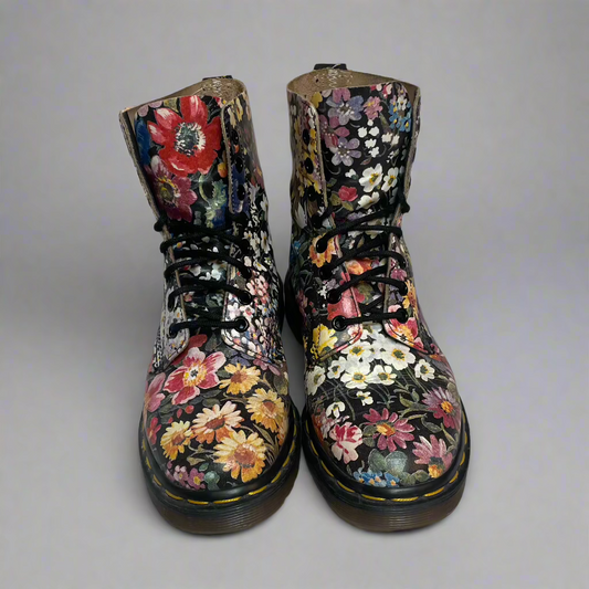 Vintage Floral Doc Martens