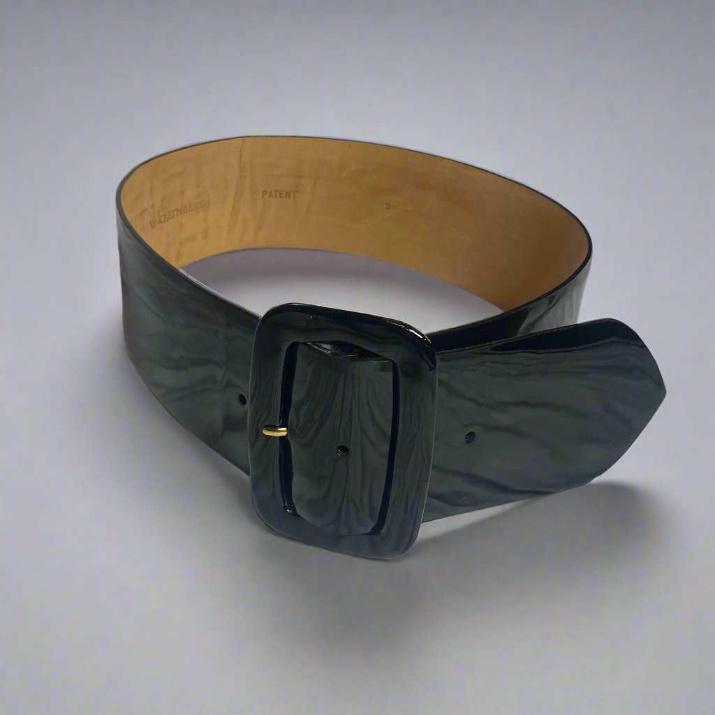 W Kleinberg Patent Leather Belt