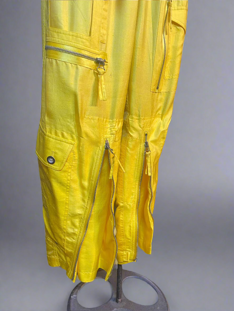 Ralph Lauren	Yellow Silk Jumpsuit