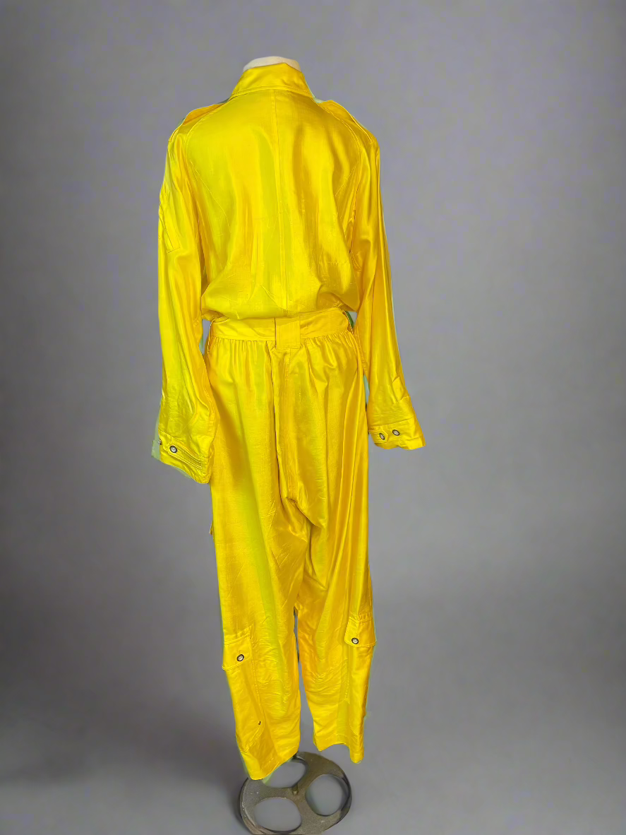 Ralph Lauren	Yellow Silk Jumpsuit